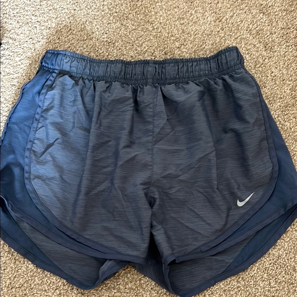 Nike Gray Athletic Shorts with Moisture-Wicking Fabric